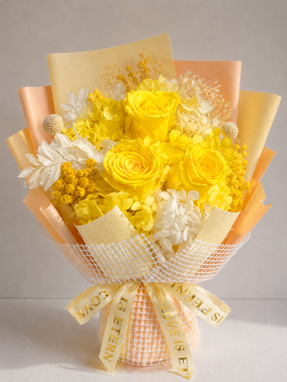 Golden Elegance    Preserved Bouquet